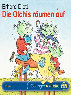 cover image of Die Olchis räumen auf
